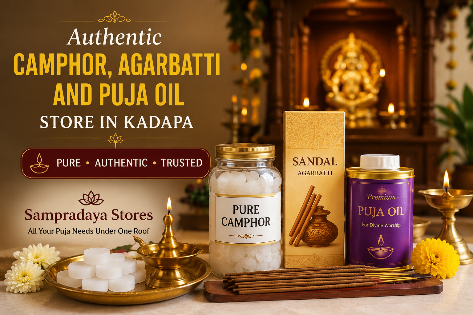 Puja Oil Store in Kadapa