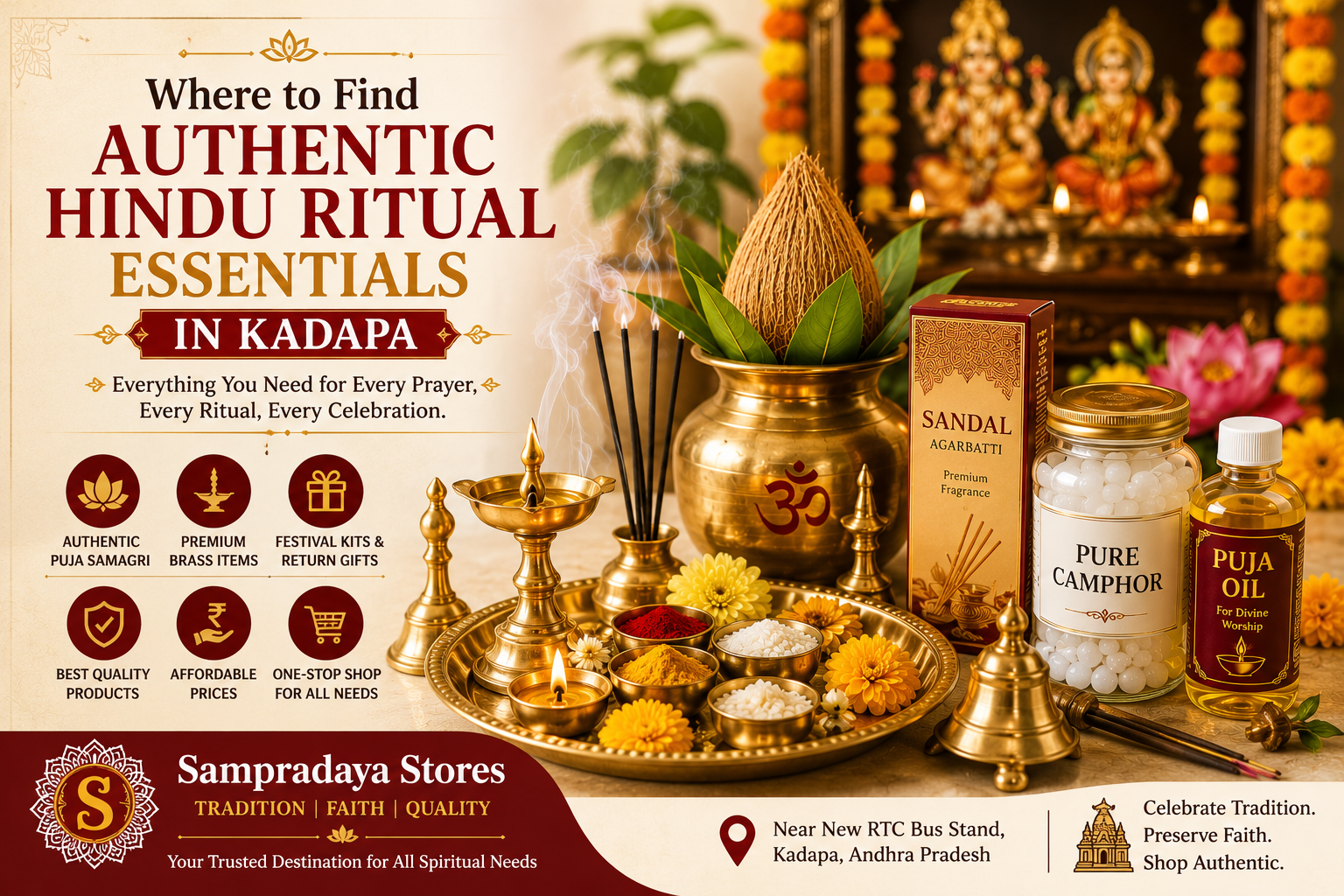 Where to Find Authentic Hindu Ritual Essentials in Kadapa