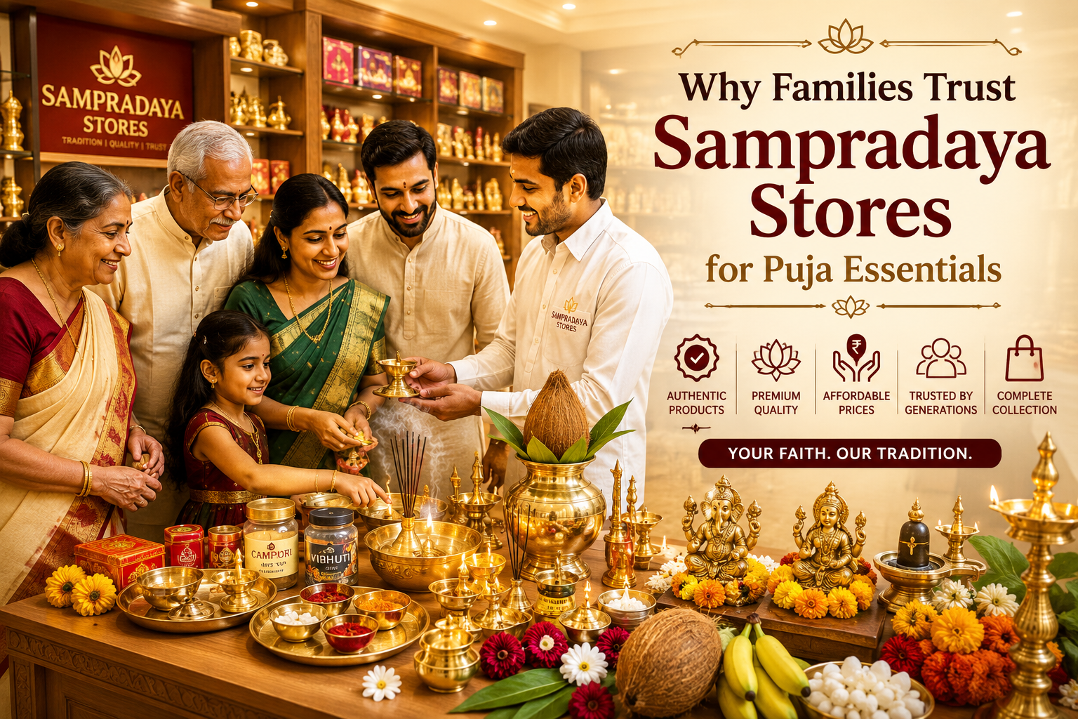 Why Families Trust Sampradaya Stores for Puja Essentials